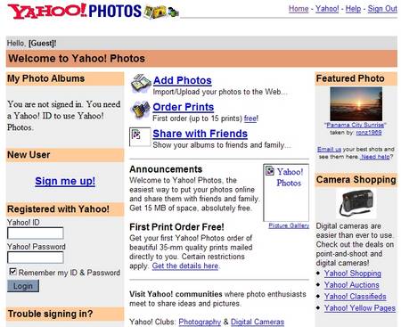 Yahoo! Photos2000
