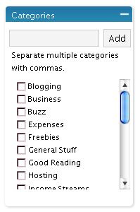 categories