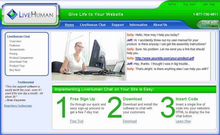 livehuman web