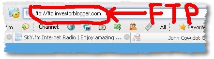 ftp address bar