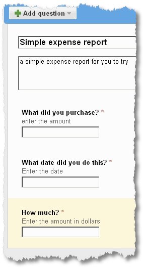 sample report form