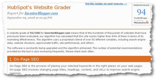 investorblogger grades