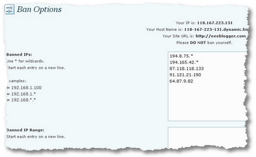 ip ban options