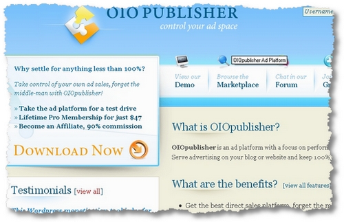 oiopublisher program